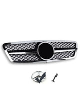 Mercedes C W203 00-07 Griglia Radiatore Nero Cromato Look AMG - autorivallo