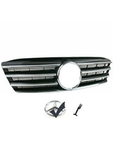 Mercedes C W203 00-07 Griglia Radiatore Nero Cromato Look AMG - autorivallo