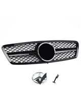 Mercedes C W203 Griglia Radiatore Nero Lucido Nido d'ape AMG - autorivallo
