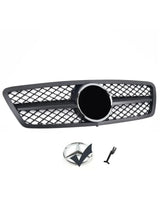 Mercedes C W203 00-07 Griglia Radiatore Nero Opaco Look AMG - autorivallo