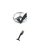 Mercedes C W203 00-07 Griglia Radiatore Nero Cromato Look AMG - autorivallo