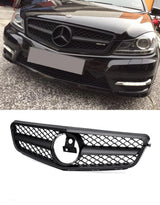 Mercedes C W204 07-14 Griglia Radiatore Nero Opaco Look AMG - autorivallo