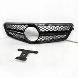 Mercedes C W204 07-14 Griglia Anteriore Nero Lucido Look AMG - autorivallo