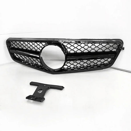 Mercedes C W204 07-14 Griglia Anteriore Nero Lucido Look AMG - autorivallo