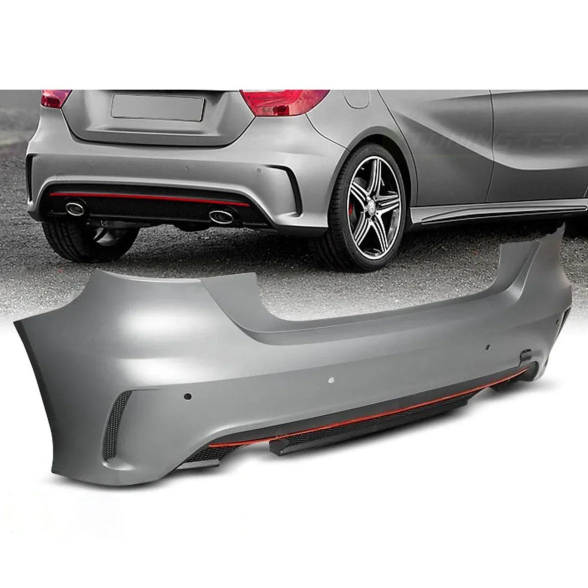 Mercedes Classe A W176 2012-2015 Paraurti Posteriore AMG A45 - autorivallo