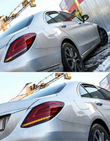 Mercedes C Berlina W205 2014-2018 Fanali Posteriori Full LED - autorivallo
