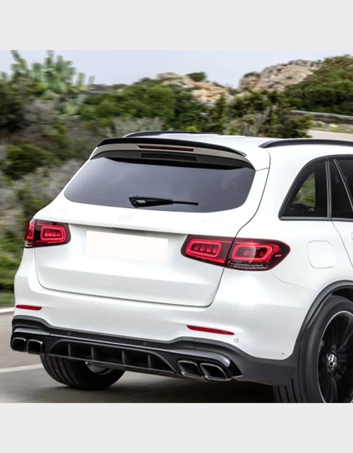 Mercedes GLC X253 2019-2022 Spoiler Sul Tetto AMG Look - autorivallo