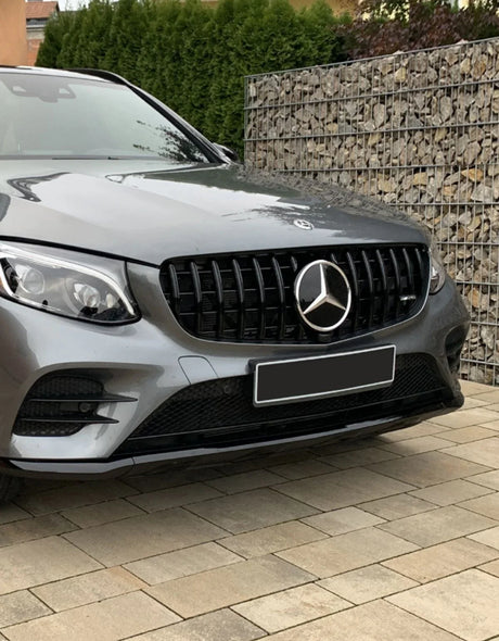 Mercedes GLC X253 C253 15-19 Griglia Anteriore Nero Lucido - autorivallo