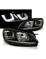 VW Golf 6 2008-2012 Fari Anteriori Luci Diurne LED R-Line Look - autorivallo