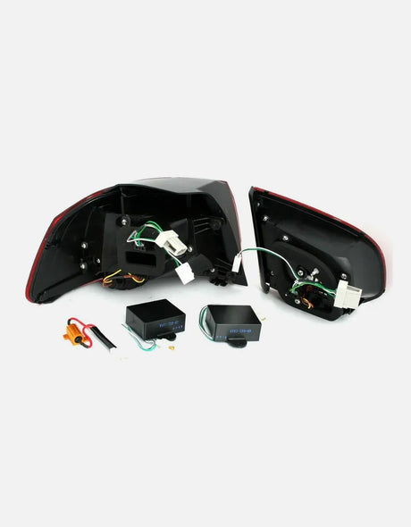 VW Golf 6 2008-2012 Fanali Posteriori LED Nero Fumé GTI Look - autorivallo