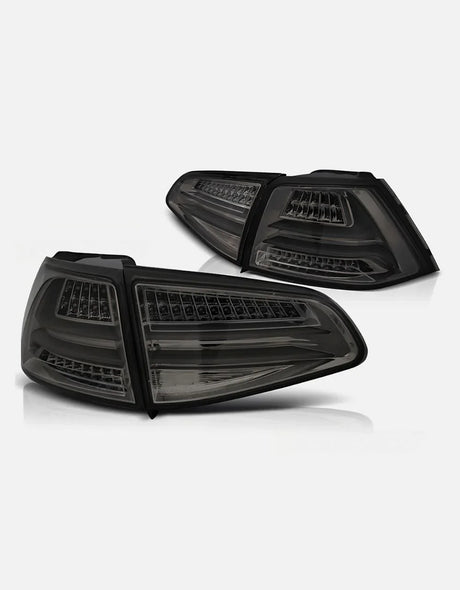 VW Golf 7 2012-2017 Fanali Posteriori Full LED Light Bar - autorivallo