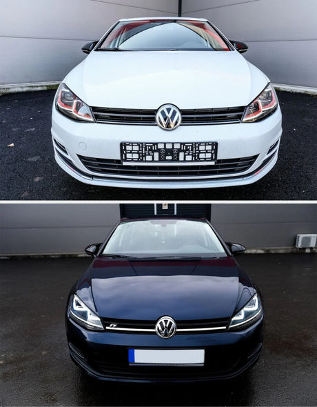 VW Golf 7.5 2017-2019 Calotte Specchietti Ottica R-Line Nero - autorivallo