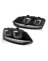 VW Polo 6R 6C 2009-2017 Fari Anteriori Luci Diurne LED R-Line - autorivallo