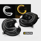 Mini R56 R57 2006-2014 Fari Anteriori LED Lightube Xenon - autorivallo